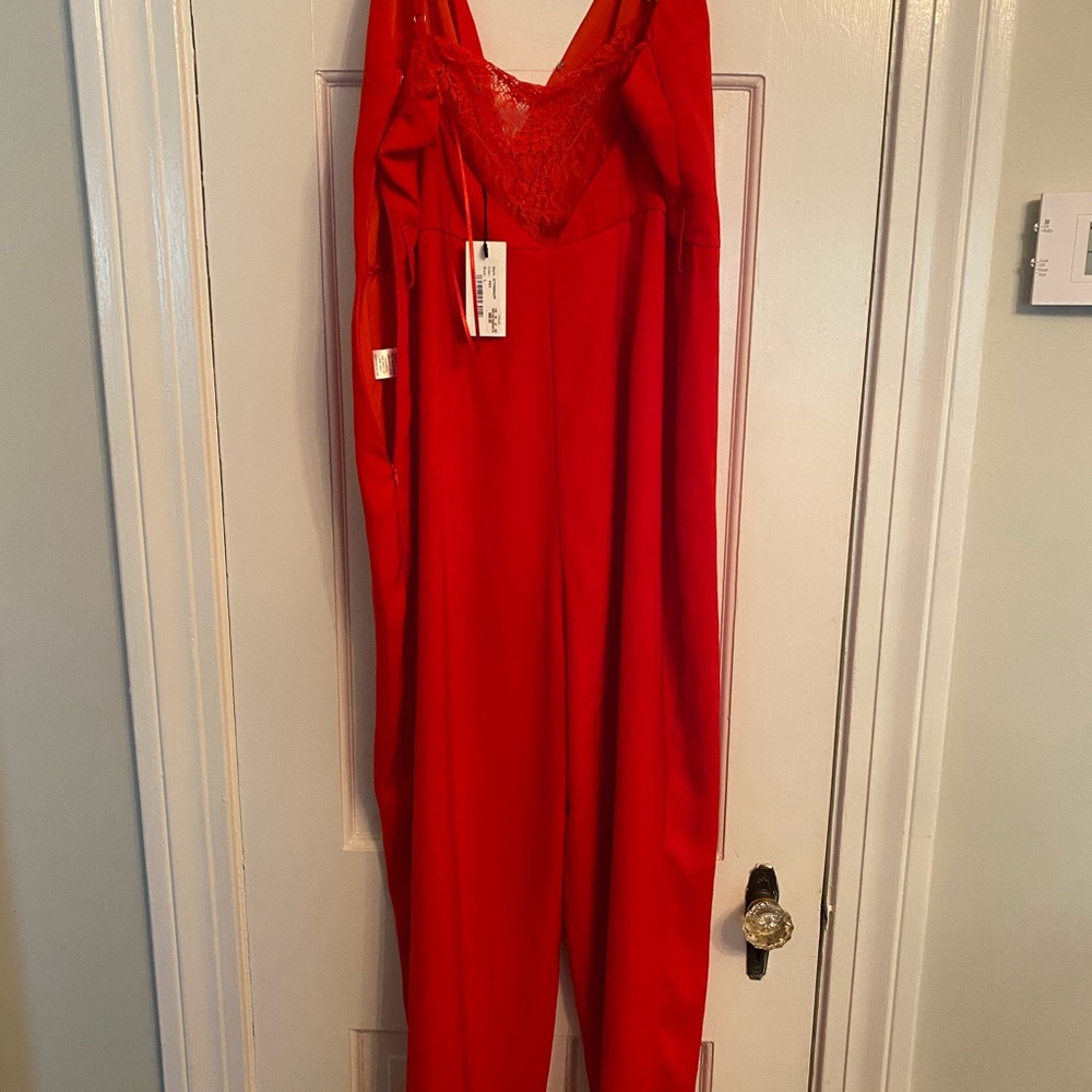 NWT Red Jumpsuit
